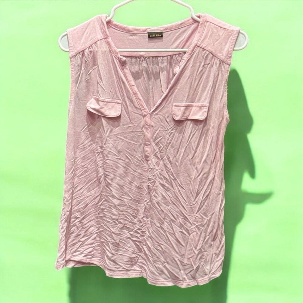Lascana Pink Sleeveless Top MEDIUM